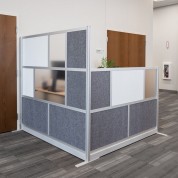 Luxor Modular Room Divider With Whiteboard, 70x48