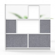 Luxor Modular Room Divider With Whiteboard, 70x70