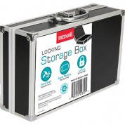 Maxell Locking Storage Box Black - Secure & Durable