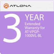 Atlona 3-year Warranty For At-vtpg-1000vl-bl