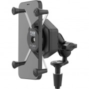 Ramx-grip Large Phone Mount With Vibe-safe Fork Stem Base