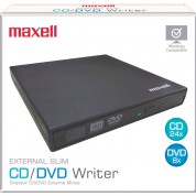 Maxell Slim Cd/dvd Writer External Drive