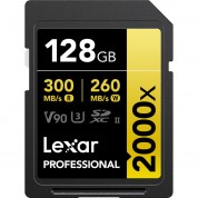 Lexar 128gb 2000x Uhs-ii Sdxc Memory Card