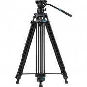 Fotopro Dv-3a Heavy Duty Fluid Head Tripod Black