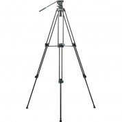 Fotopro Dv-3a Heavy Duty Fluid Head Tripod Black