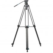 Fotopro Dv-3a Heavy Duty Fluid Head Tripod Black