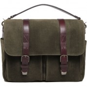 Ona Brixton Camera Laptop Messenger Bag Canvas Olive