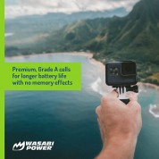 Wasabi Power Lithium-ion Battery For Gopro Hero8/7/6/5 Black