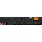 16-outlet Rackmount Power Distributor With Lcd Display