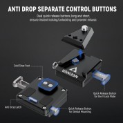 Neewer Mini V-lock Battery Mount For Dji Rs 3, Rs 3 Pro, Rs 2, Rsc 2