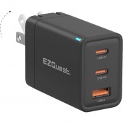 65w Gan Ii 3-port Usb-c/usb-a Wall Charger By Ezquest