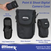 Ultimaxx Digital Camera Case - Professional Point And Shoot (black)