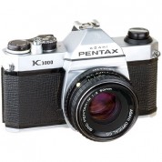 Pentax K1000 35mm Slr Camera With 50mm F/2 Lens