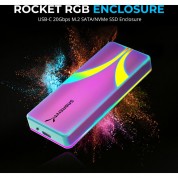 Sabrent Rocket Rgb Usb-c M.2 Ssd Enclosure Special Edition