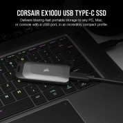 Corsair 1tb Ex100u Portable Ssd Usb-c Storage