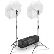 Neewer 24w Led Bulbs With Stands & Umbrellas (2-light Kit)