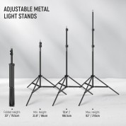 Neewer 24w Led Bulbs With Stands & Umbrellas (2-light Kit)