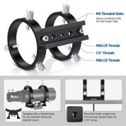 Neewer Finderscope Guiding Scope Ring Bracket