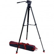 Acebil Cs48 Carbon Tripod With Ch4 Head & Spreader Kit