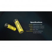 Nitecore Nl1840hp 18650 Battery 3.6v 4000mah