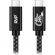 Rvp+ 6' Thunderbolt 4 Usb4 Cable Black