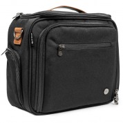 Pkg International Polson Camera Tech Bag Black Tan