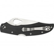 Spyderco Byrd Cara Cara Folding Knife Satin Plainedge Black G10