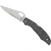 Spyderco Byrd Cara Cara Folding Knife Satin Edge Gray Frn