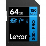 Lexar 64gb 800x Pro Uhs-i Sdxc Memory Card