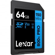 Lexar 64gb 800x Pro Uhs-i Sdxc Memory Card