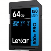 Lexar 64gb 800x Pro Uhs-i Sdxc Memory Card