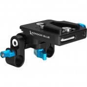 Kondor Blue Mini V-mount Swivel Kit Raven Black