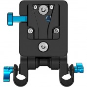 Kondor Blue Mini V-mount Swivel Kit Raven Black