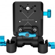 Kondor Blue Mini V-mount Swivel Kit Raven Black