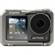 Tilta Camera Cage For Dji Osmo Action 3 Titanium Gray