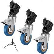 Neewer 22mm Casters For Light Stand, 3