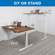 Mount-it! Dual Motor Electric Standing Desk 55