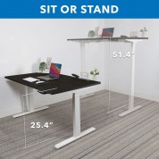 Mount-it! Dual Motor Electric Standing Desk 55