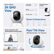 Tapo C220 4mp Pan-tilt Indoor Wi-fi Security Camera Night Vision