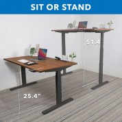 Mount-it! Dual Motor Electric Standing Desk 55