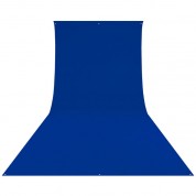 Westcott Wrinkle-resistant Chroma-key Blue Backdrop 9x20