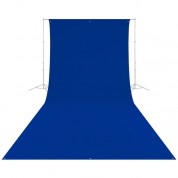 Westcott Wrinkle-resistant Chroma-key Blue Backdrop 9x20