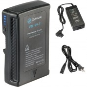 Pawa Vm-99-t V-mount Battery 99wh With D-tap Charger