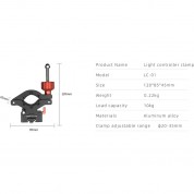 Ifootage Lc-01 V-mount Battery Clamp For Cameras