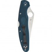 Spyderco Police 4 Lightweight Folding Knife Blue Satin Blade