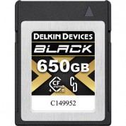 Delkin 650gb Black Cfexpress Type B Memory Card