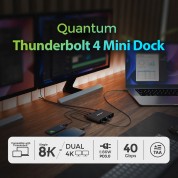 Iogear Quantum Thunderbolt 4 Mini Dock | Compact & Fast