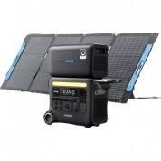 Anker Solix F2600 Portable Power Station With Solar Panel