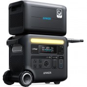 Anker Solix F2600 Portable Power Station With Expansion Battery