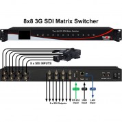 Thor 8x8 3g-sdi Switcher | Video Switching Solution